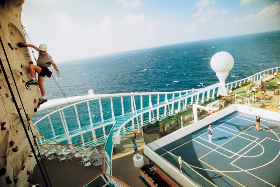Royal Caribbean International Voyager of the Seas Exterior Rock Climbing Wall 6.jpg